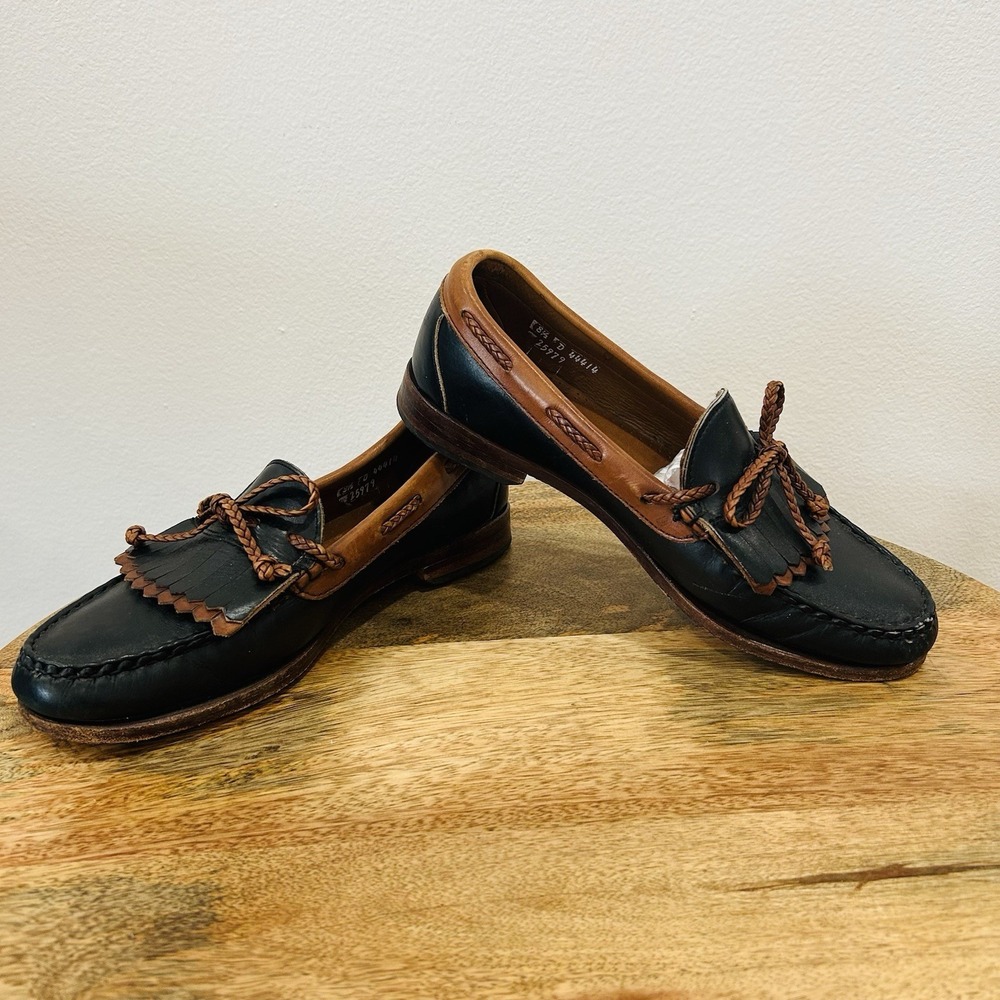 Allen Edmonds Woodstock Leather Loafers Two Tone Men's 8.5 D 44414